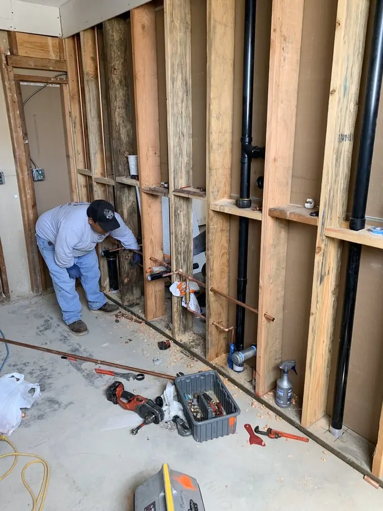 Commercial rough-in plumbing for Gas Line Repair in Benjamin Hills